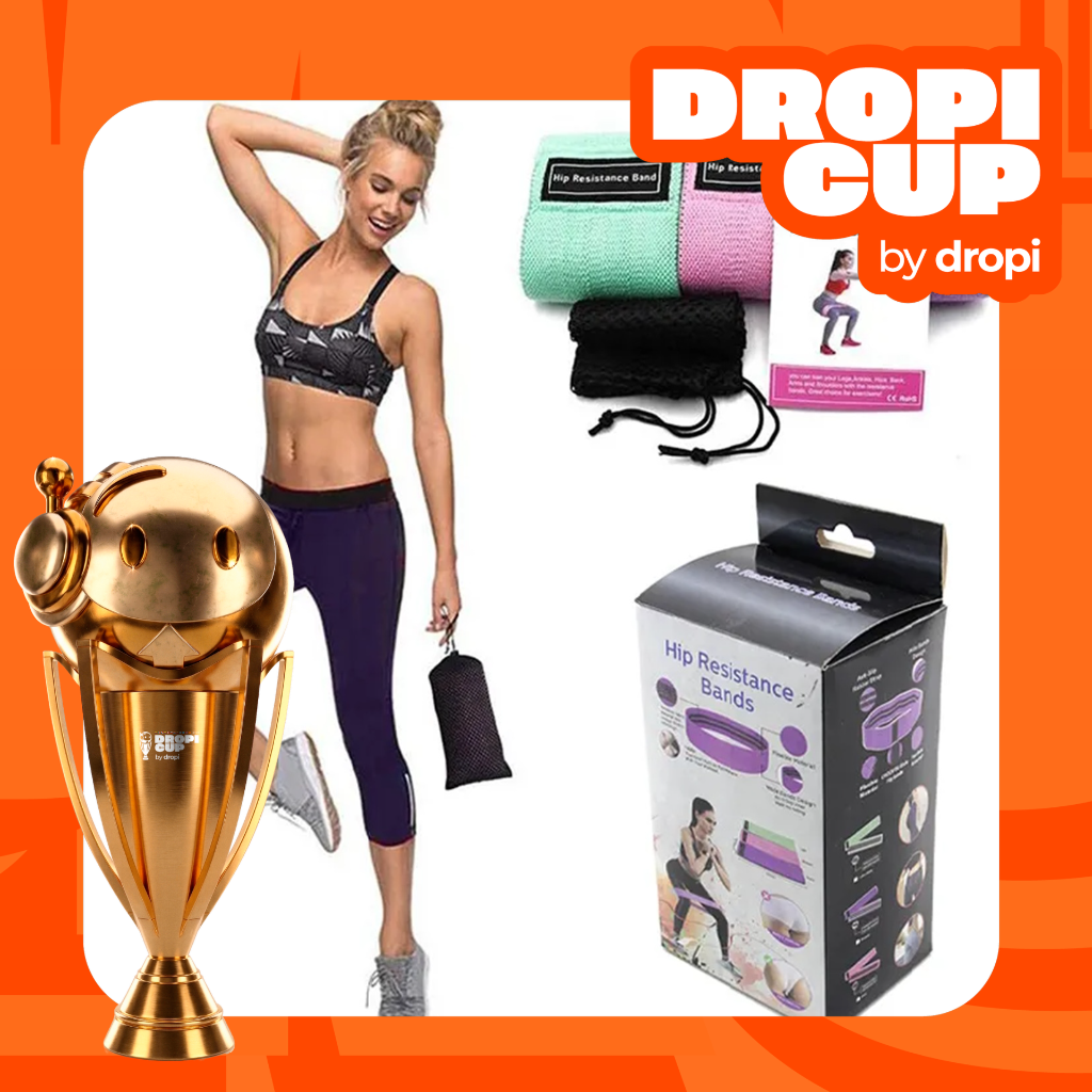 Bandas Elasticas Tela Yoga DROPI CUP